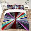 3pc Starburst Spectrum Cover Set - 1 Quilt Cover + 2 Pillowcases, All Seasons Bedroom Setting, Perfect for Home029