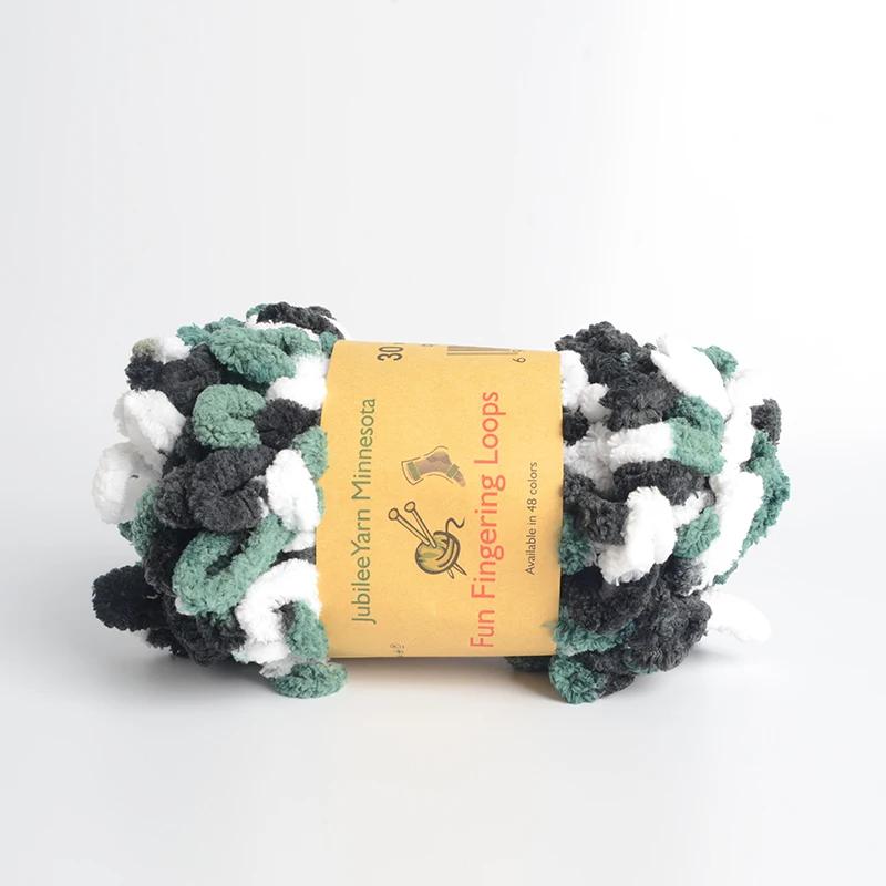 500 г/лот ручная вязка пряжа для пальцев крючком супер теплая пухлая круглая хлопковая плетеная веревка пухлая умная полиэстеровая игрушка носок