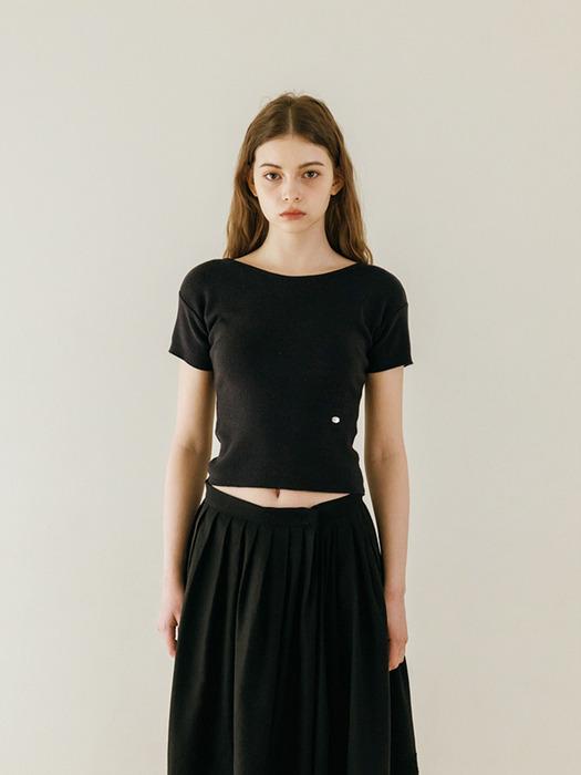 TINKNIT Back Scoop Neck Sleeve Knit_Ivory