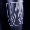 Thigh Chain Multi-layer Rhinestones Women Sexy Sparkling Leg Chain for Club