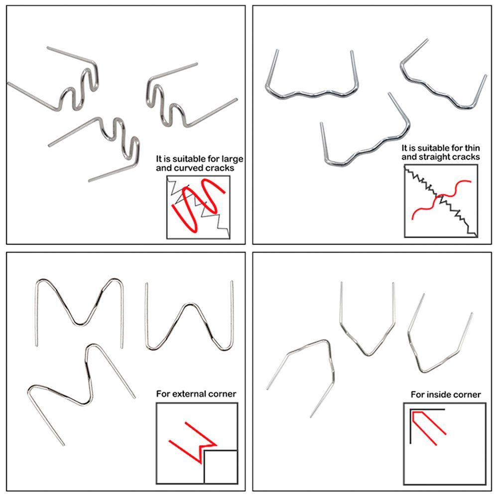 Machine Welder Accessory Car Bumper Repair Weld Wire Hot Stapler Staples Plastic Repair Machine