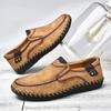 Men's Casual Shoes Leather Loafers Big Size Summer Walking Shoes for Male