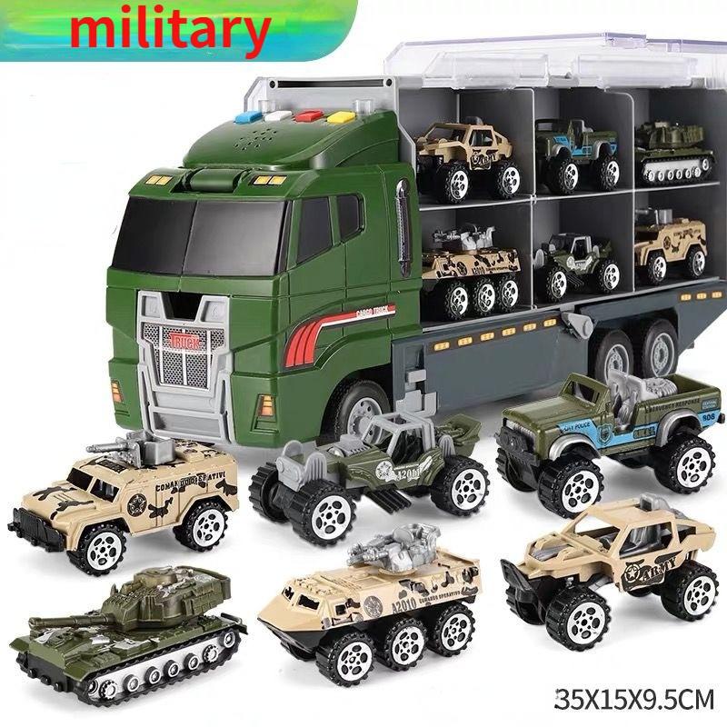 Игрушки для малышей, литые под давлением строительные игрушки, автомобиль-перевозчик, автомобиль, детские игрушки, грузовик, автомобиль из сплава, набор игрушек для детей 3-9 лет, дети, мальчики и девочки