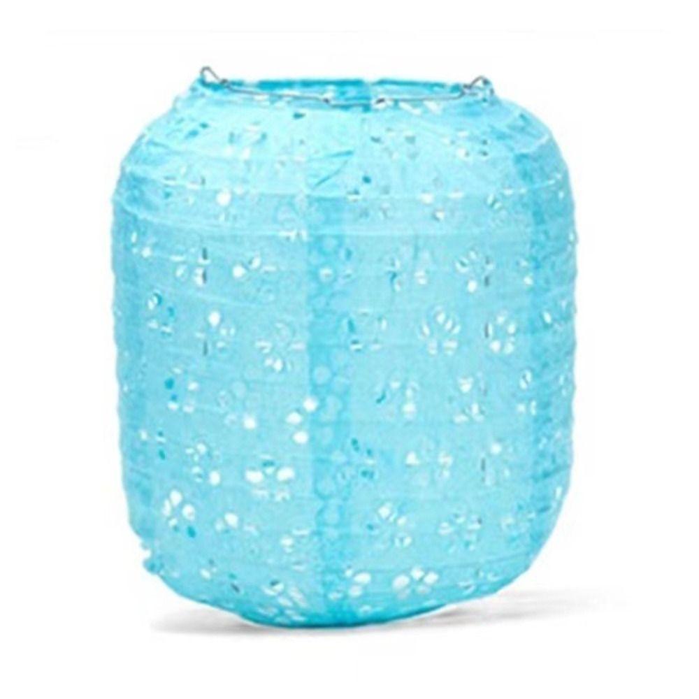 Cylindrical Hanging Lampion Colored Hollow Lantern Festival Lantern Paper Lantern Mid-autumn
