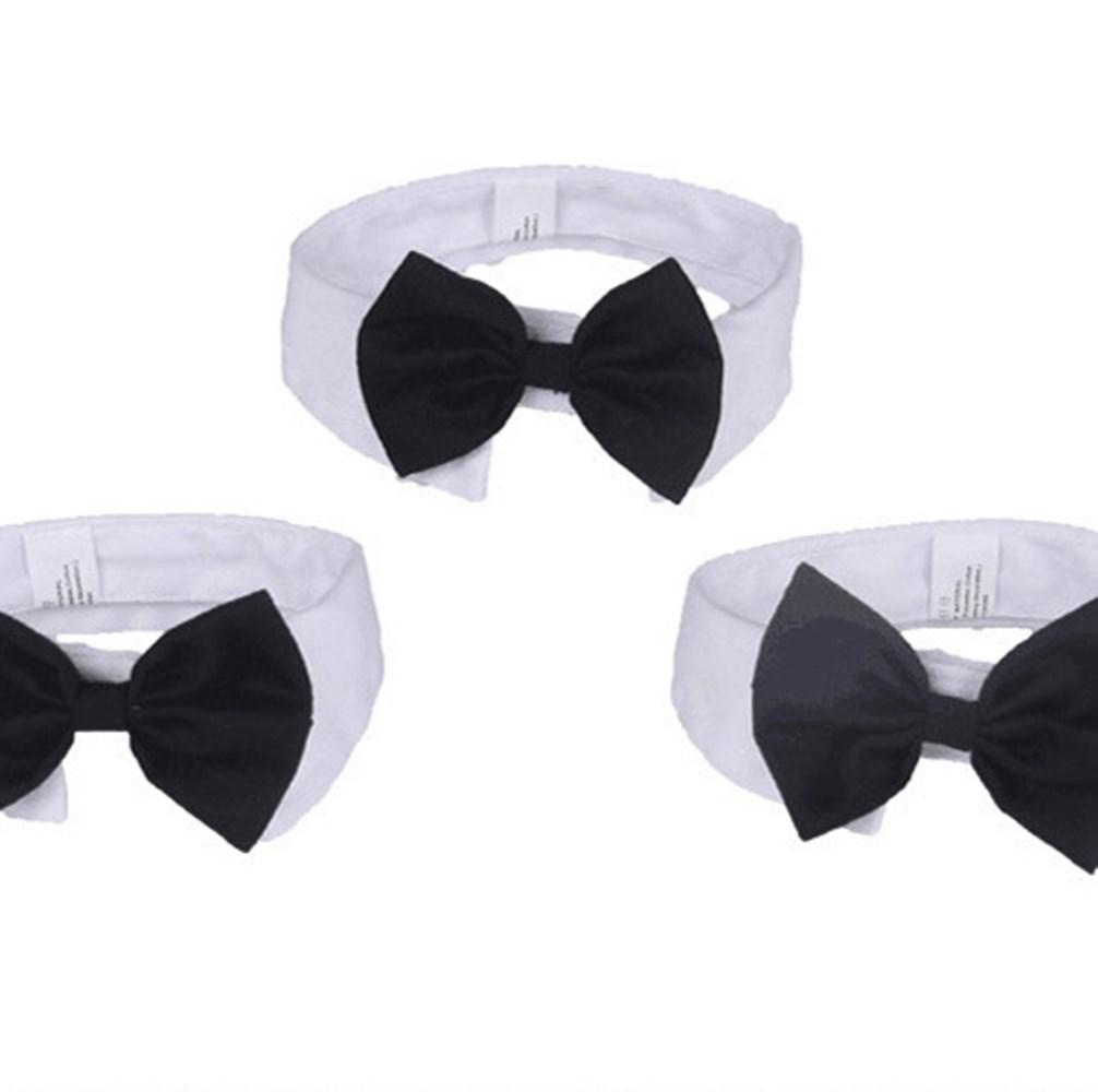Birthday Party Cat Kitten Weddings Necktie Bows Pet Formal Tuxedo Cat Tuxedo Collar Dog Bow Tie