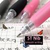 6PCS Butterfly Series 0.5mm Writing Pen Kawaii Black Ink Pen Boxed Cute Press Gel Pen  School Office
