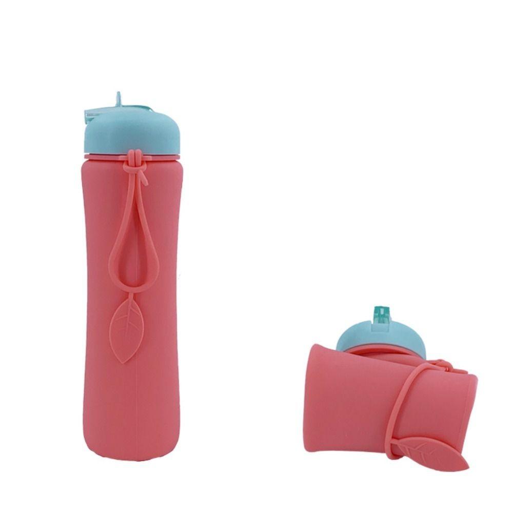 Leak Proof Foldable Silicone Water Bottle Portable Collapsible Water Cups Folding Water Cup Gym