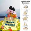 Cute Insect Friends Rainbow Blanket With Customizable Name Comfortable In All Seasons Suitable For Sofas Beds Travel Camping And Office Decoration