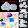 Base Materials Handmade Craft Crystal Glue Dropping Tool Epoxy Teacup Mat Mold Silicone Molds