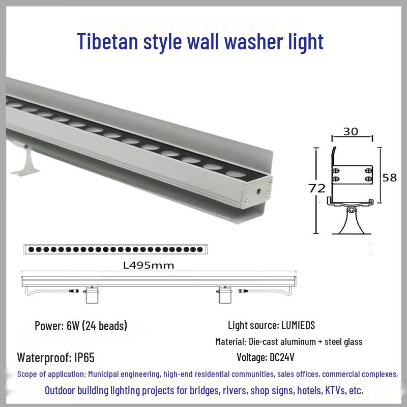 NuFeng Outdoor Waterproof LED Wall Washer Light