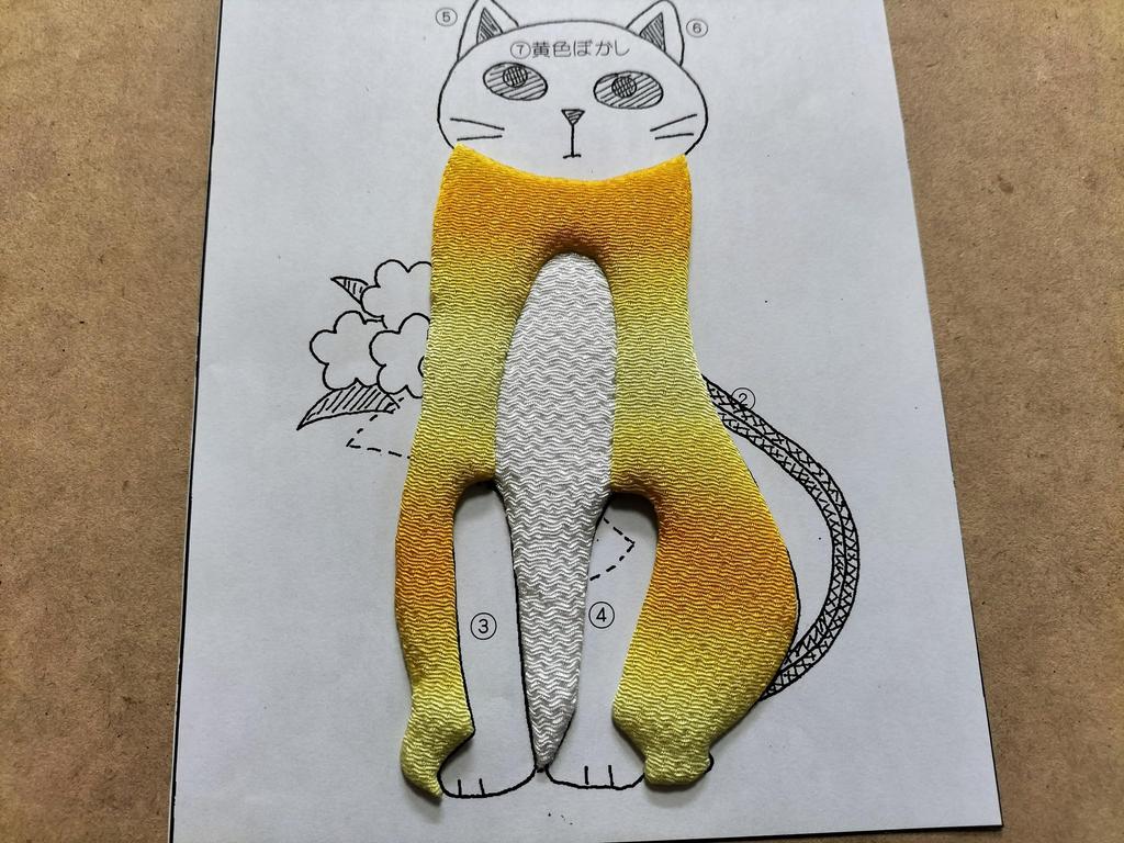 Букет Табби Мой Любимый Кот Набор для рукоделия из ткани чиримен Кошки, Гобелен,