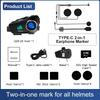 Q28 Мотоциклетный шлем Bluetooth-гарнитура и 1080P HD беспроводная камера с супер широкоугольным объективом, водонепроницаемый WiFi-видеорегистратор для вождения мотоцикла, катания на лыжах
