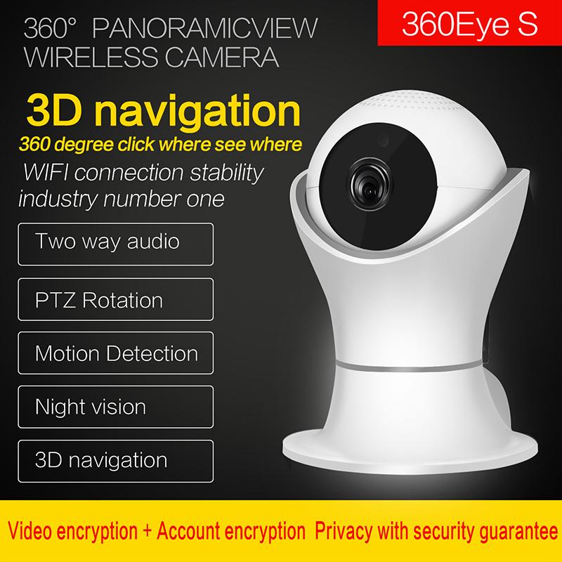 Full HD WIFI IP 1080P радионяня с автоматическим отслеживанием и вращением на 360 градусов камера ночного видения 3D панорамная навигация MapAA