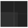Garden Dining Set 9 pcs Black Steel