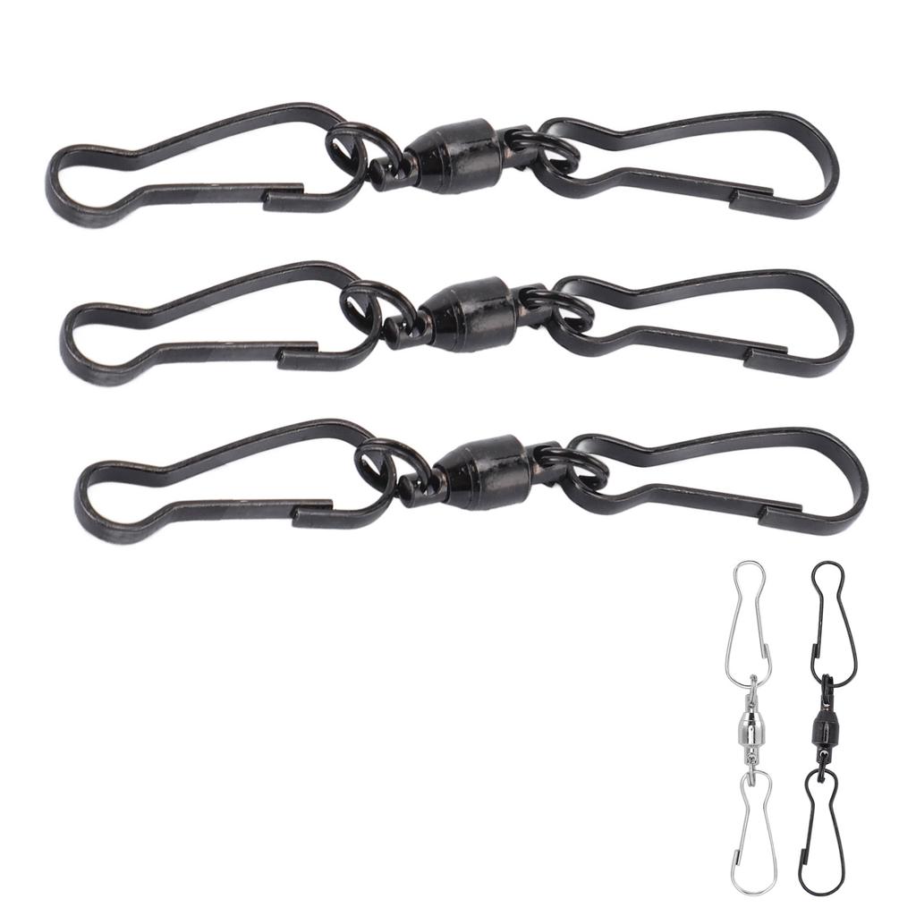 20pcs Windsock Clips Stainless Steel 360 Degree Rotation Dual Clip Wind Spinners Hangers for Wind Sp