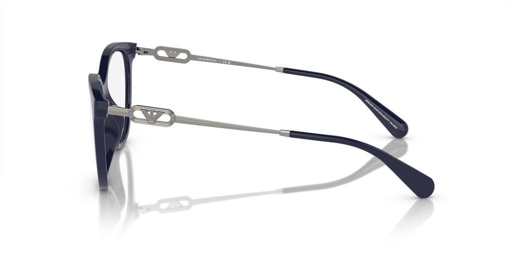 Emporio Armani Women's Shiny Blue Sunglasses EA4213U, Size 53