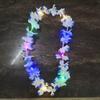Silk Petal LED Hawaii Leis Beach Accessories Glow Necklace Light Up Lei  Event Decoration