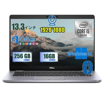 Восстановленный Dell Latitude 5310 Intel Core i5 10310U 16 ГБ Windows 11 Pro Office USB Японская клавиатура Б/у, ноутбук, 13,3-дюйма, 1,60 ГГц, ОЗУ, и 2019,