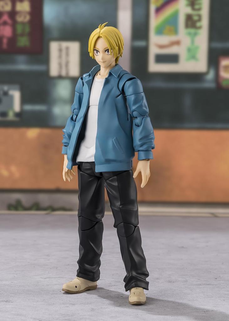 TAMASHII NATIONS SAKAMOTO DAYS Asakura Approximately PVC ABS Painted Action Figure S.H.Figuarts Shin, 145mm, &