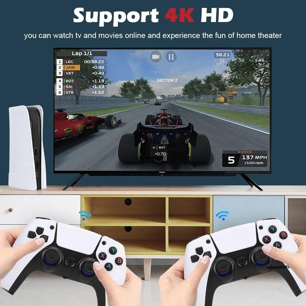 НОВАЯ игровая консоль GB5 64 ГБ/128 ГБ 40000 бесплатных игр HD TV Game Box 5 два геймпада для PS1/PPSPP/MAME Arcade Gaming Stick