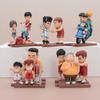 5 шт. Слэм-данк Сакураги Ханамичи Рукава Каэдэ Аниме Фигурка Модель Статуя Коллекция Декор для Рабочего Стола Мальчиков Украшение Игрушки Подарки