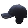 Men's Cap Autumn Winter Warm Cap Middle-aged Thick Cotton Cap Outdoor Ear Protection Baseball Cap