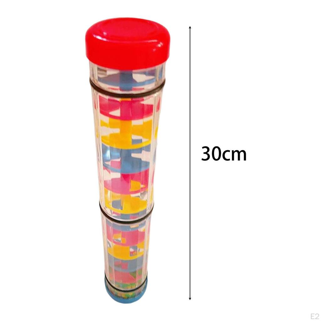 Детская игрушка Rainmaker Rainstick Rattle Tube, Raindrop Sound Montessori Shaker с бусинами