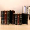 Ретро поддельная книжная коробка: Декоративные подставки для хранения для ювелирных изделий, офисных украшений