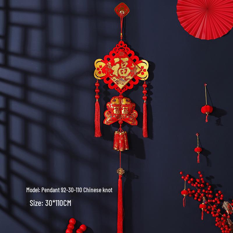 2025 New Year Pendant: Festive Decoration for Attracting Wealth and Fortune, Ideal for Spring Festival Celebrations.