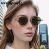 Винтажные маленькие шестиугольные солнцезащитные очки Женские Мужские Люксовый бренд Классическая металлическая оправа Многоугольные очки Защита UV400 Наружные очки
