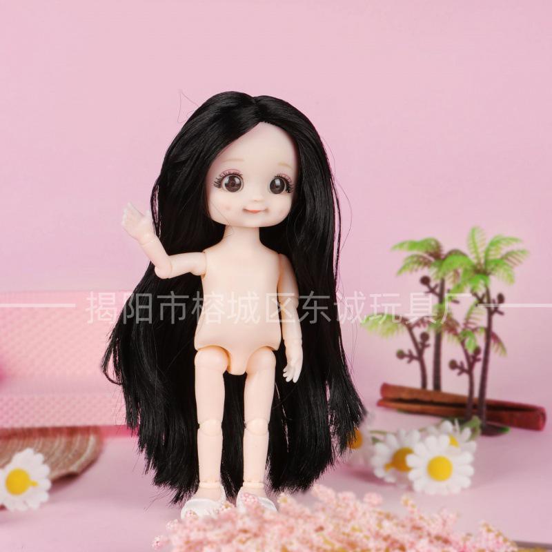 17 см мини-кукольное тело BJD - 6 дюймов принцесса девочка, 16 см маленькая голая кукла