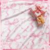 Watercolor Pink Bow Flannel Throw Blanket Aesthetic Coquette Ribbon Pattern Soft Lightweight Sofa Blanket