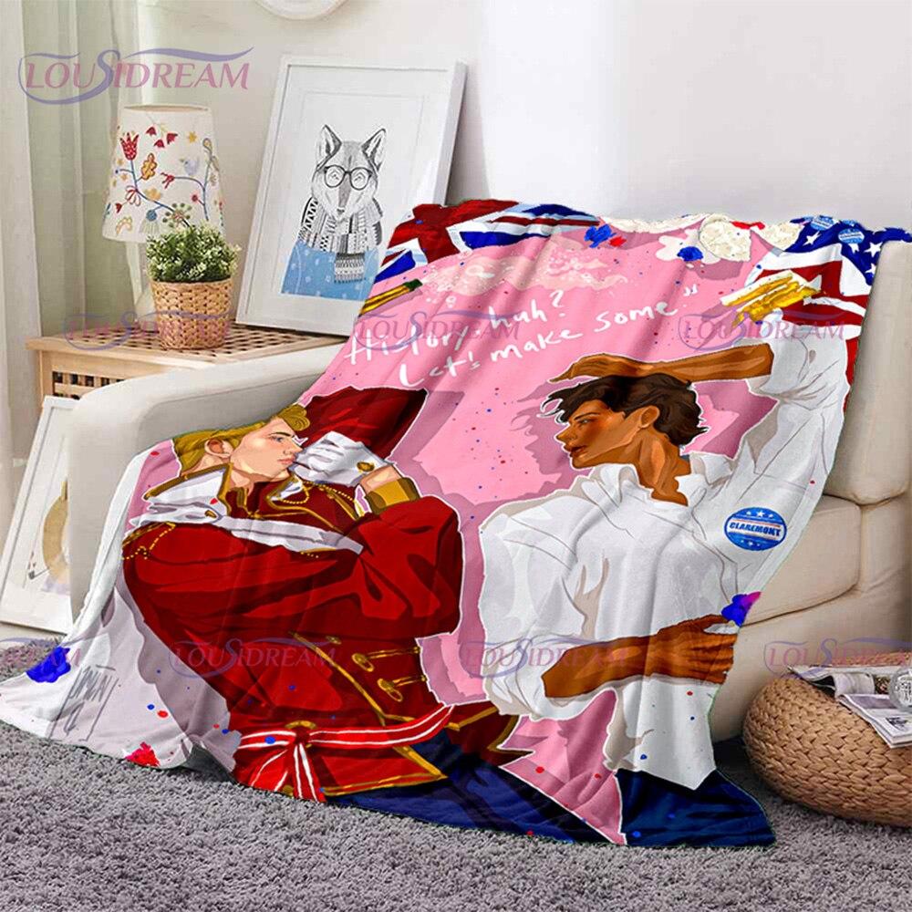 Одеяло из серии красного, белого и королевского синего цвета, мягкое фланелевое одеяло, одеяло для дома, спальни, дивана, пикника, путешествия, офиса, отдыха
