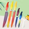 Градиентный цвет, шесть предметов, кухонный набор ножей из нержавеющей стали, подарочная коробка, набор ножей для упаковки