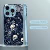 Trendy Skull & Botanical mobile phones Glass phone case for iphone 17 pro max cover for iPhone 17 16 15 14 13 12 11pm Pro Plus