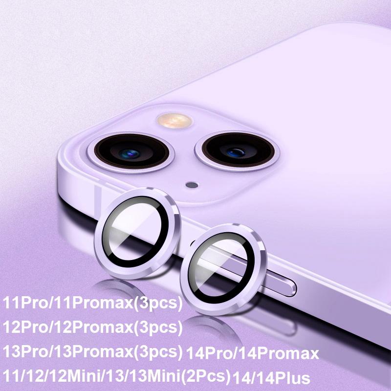 2/3 шт. Защитная пленка для задней линзы для iPhone 16 15 11 12 Pro Max 13, роскошное защитное стекло для камеры iPhone 14 Plus, защитная пленка для объектива, стекло