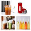 1Sets Drinking Plastic Straws with Brush Replacement Straw Durable Cup Straw