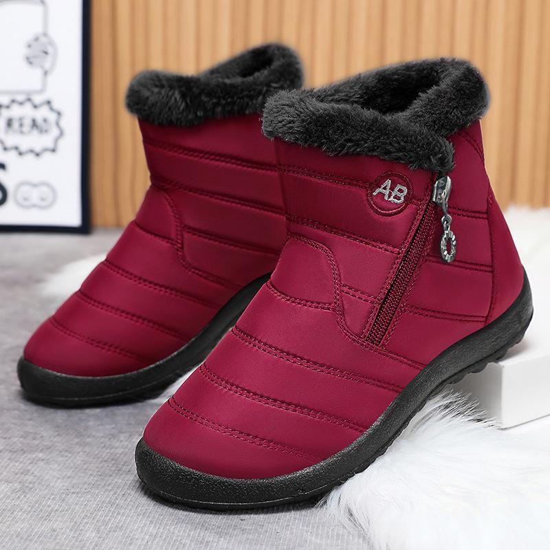 2025 Autumn/Winter Plus Size Warm Snow Boots - High-Top Cotton Comfort for Couples and Seniors