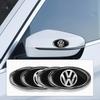 EFG1 1pcs 3D Oval Car Emblem Ellipse Logo Badge Decal Car Sticker For VW New R Jetta GTI Golf Beetle PASSAT MK4 Bora Auto Accessories