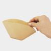 Okabe Coffee Filters, 2-4 Cups, Made In Japan, Trapezoidal, Brown, Unbleached, Easy-Open, with Tabs, 100 Filters Per Pack (5 Packs), Total of 500