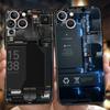 Чехол-накладка с рисунком печатной платы для iPhone 16 15 14 13 12 11 Pro Max 7 8 Plus XR XS Силиконовый Мягкий Fundas Оболочка Capas Сумки