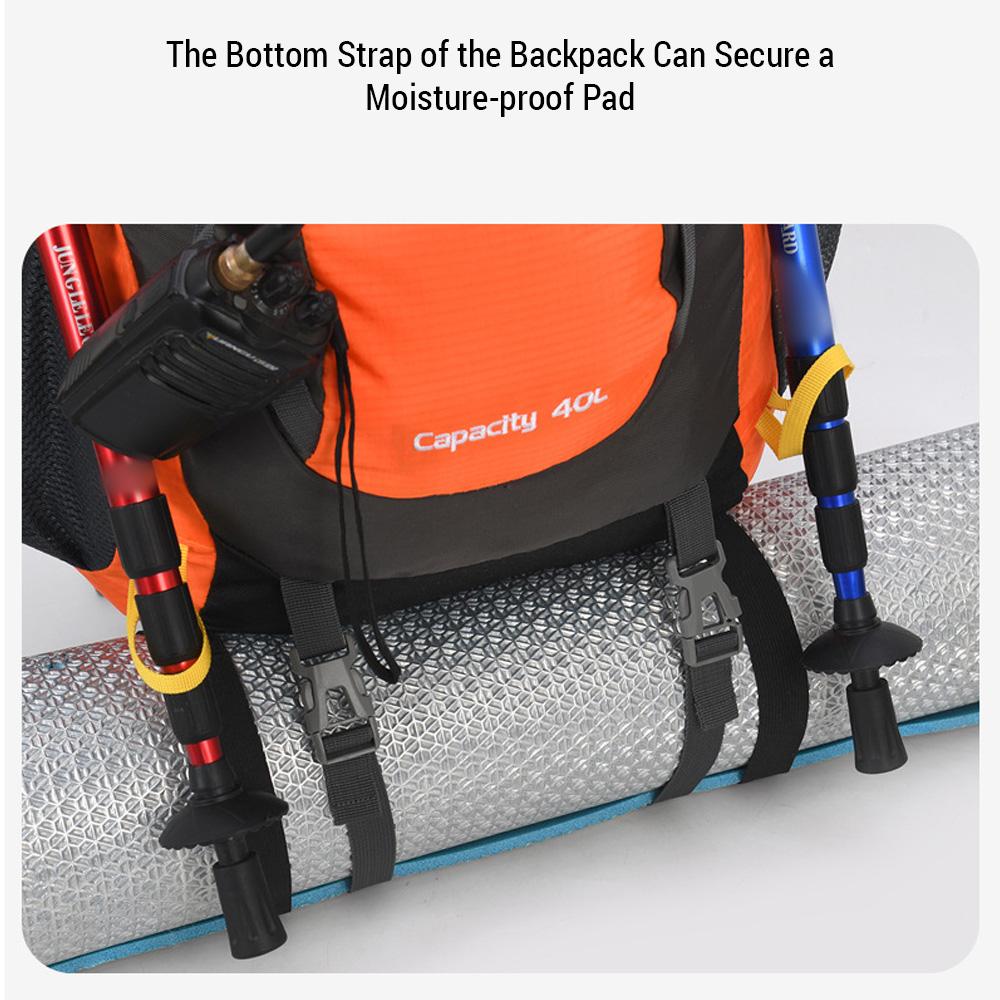 Рюкзак для пеших прогулок, 40 л, водонепроницаемый, для путешествий на открытом воздухе, рюкзак для кемпинга для женщин и мужчин