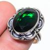 Chrome Diopside Handmade 925 Sterling Silver Jewelry Ring Size 9 I3w50