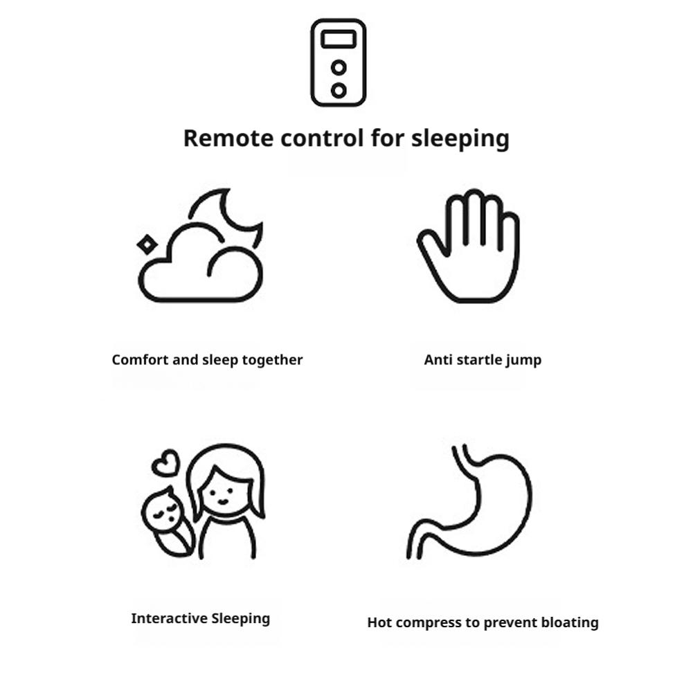 Успокаивающая ладошка для младенцев со звуком сердцебиения - Игрушка-помощник для сна, имитирующая объятия и похлопывание по спинке, предотвращающая испуг