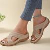 Sandals Women  Summer Shoes Women Elegant Low Heels Sandals Summer Slippers Wedge Heeled Sandals Female