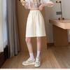Женские шорты, спортивные штаны больших размеров, тонкие брюки, повседневные свободные брюки с высокой талией, прямые широкие брюки с пятью точками