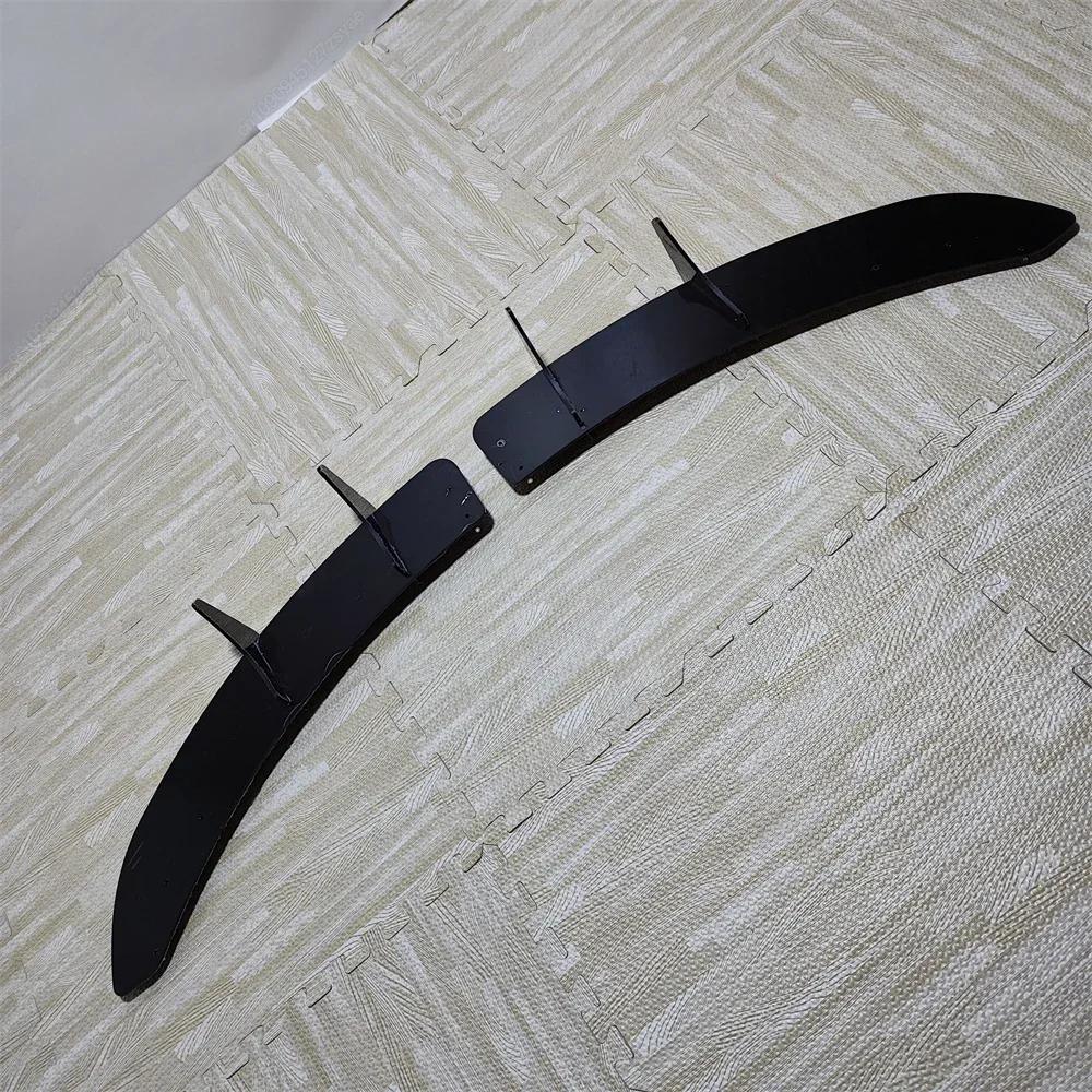 Для VW Golf 6 MK6 R R20 2008-2013 Диффузор заднего бампера Сплиттеры Спойлеры Защита Губа Глянцевый черный Обвесы Тюнинг