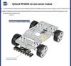 Mini Smart Car Chassis: Metal Wheel, 4WD Differential, TI Cup Design, 15cm Motor