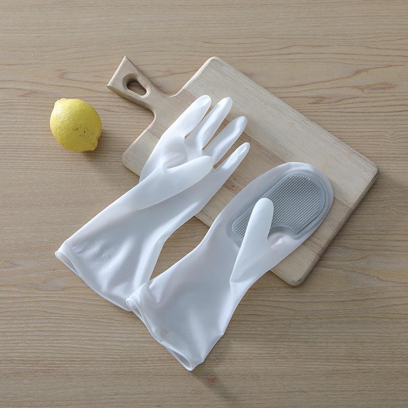 Dishwashing Cleaning Gloves Magic Silicone Rubber Dish Washing Gloves for Household Sponge Scrubber Kitchen Cleaning Tools CDN