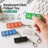 Anxiety Relief Finger Clicker Decompression Keyboard Tester Creative Keyboard Fidget Toy  Home
